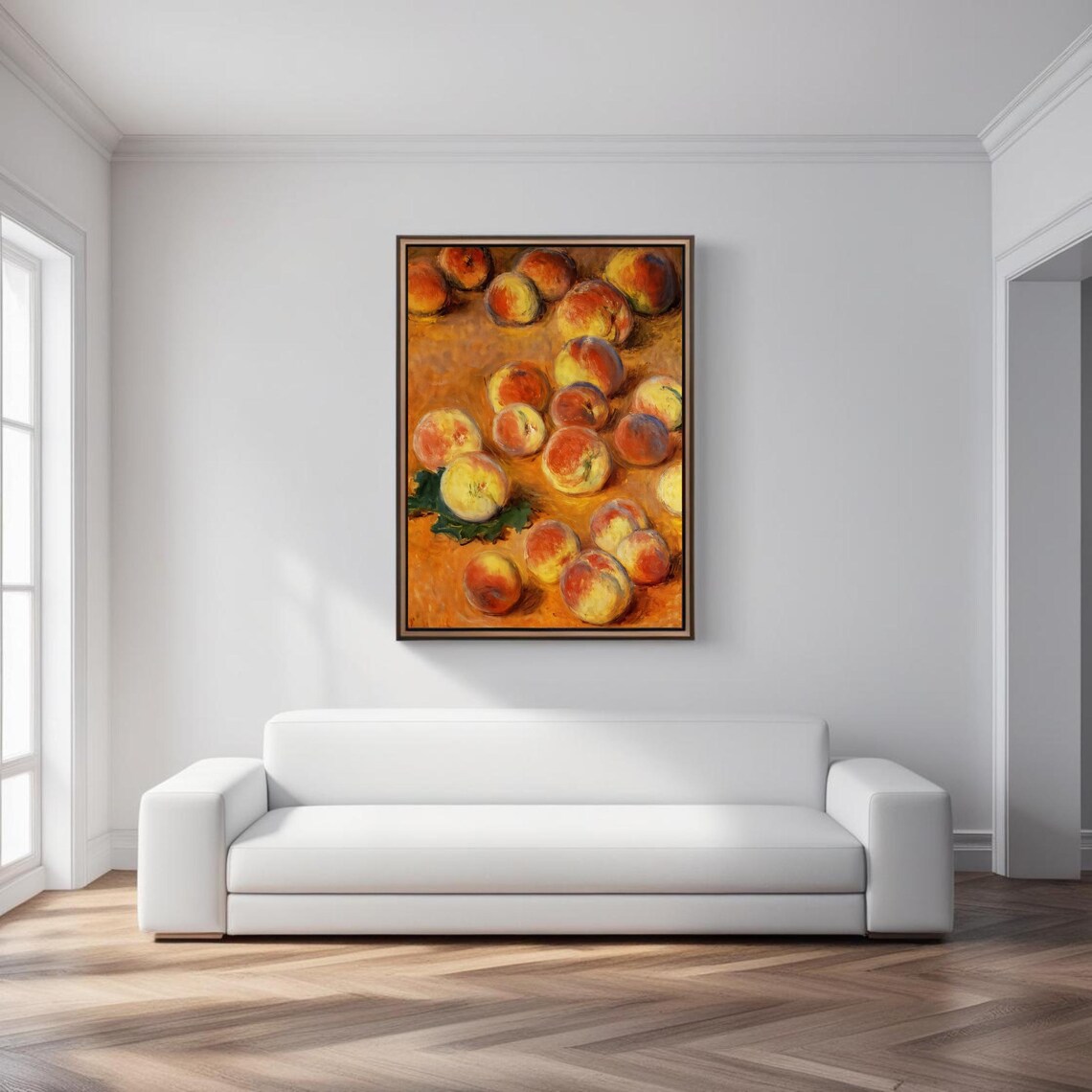 Claude Monet Peaches 1883 Impressionist Art Print - Image 2