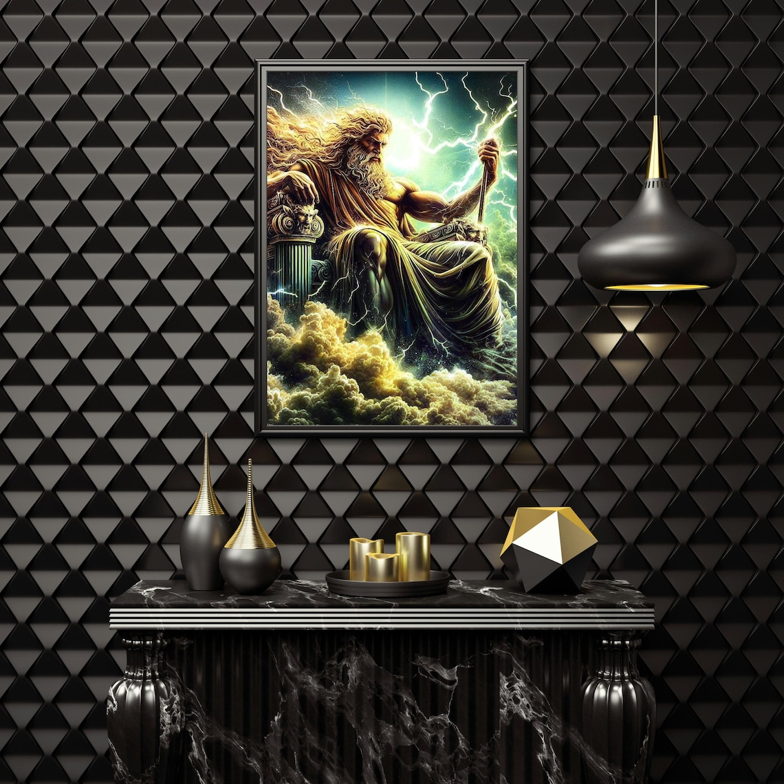 Wrath Of Zeus - Mythological Greek God Illustration - Image 2