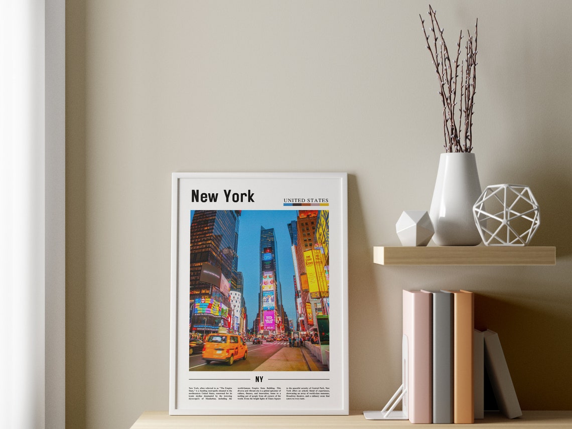 New York Poster New York Print New York Wall Art Ny Photo Ny Poster Ny Print New York Photo Travel Poster - Image 3