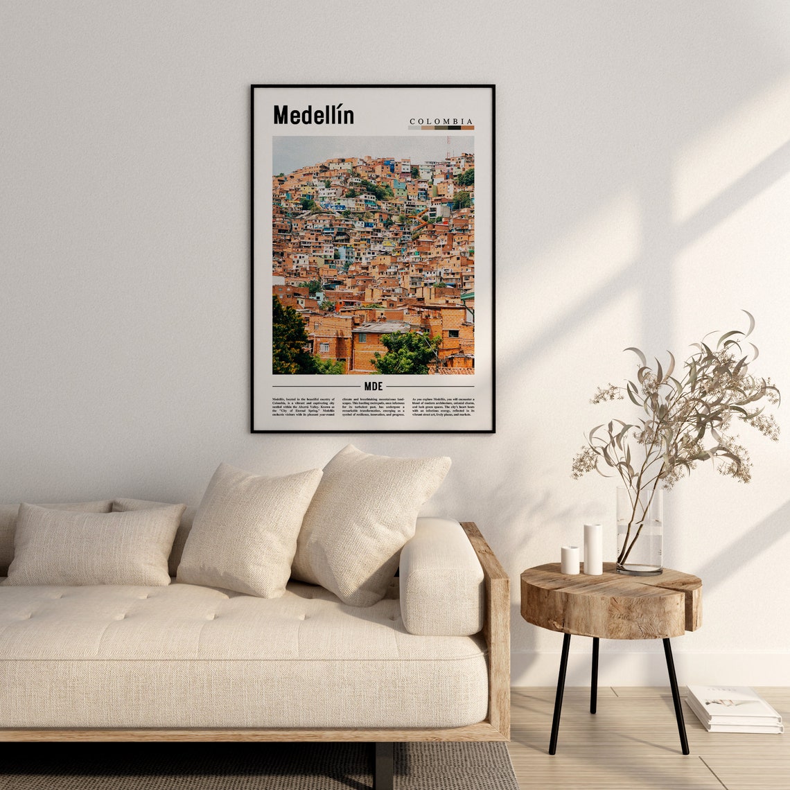 Medelln Poster Medelln Print Medelln Wall Art South America Poster South America Print Travel Poster - Image 2