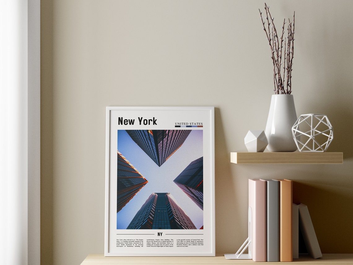 New York Poster New York Print New York Wall Art Ny Photo Ny Poster Ny Print New York Photo Travel Poster - Image 3