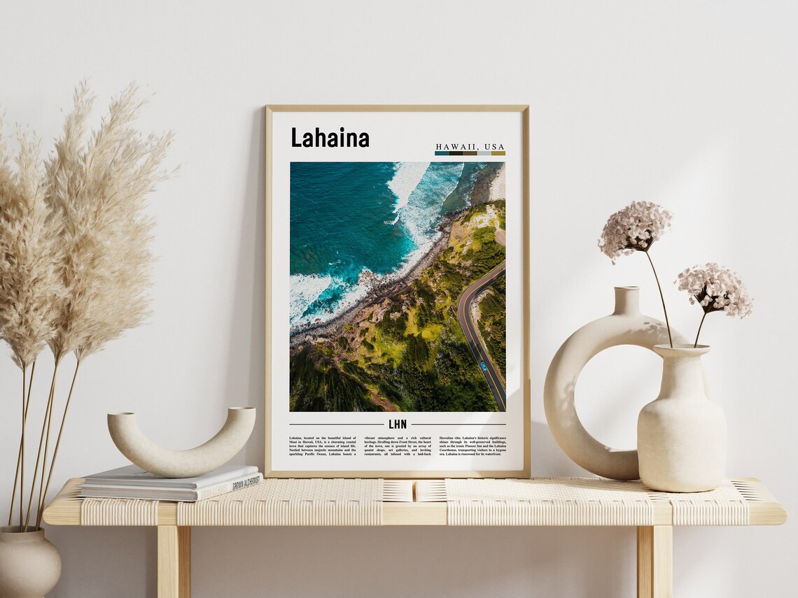 Lahaina Poster Lahaina Print Lahaina Wall Art United States Photo United States Poster United States Print - Image 6
