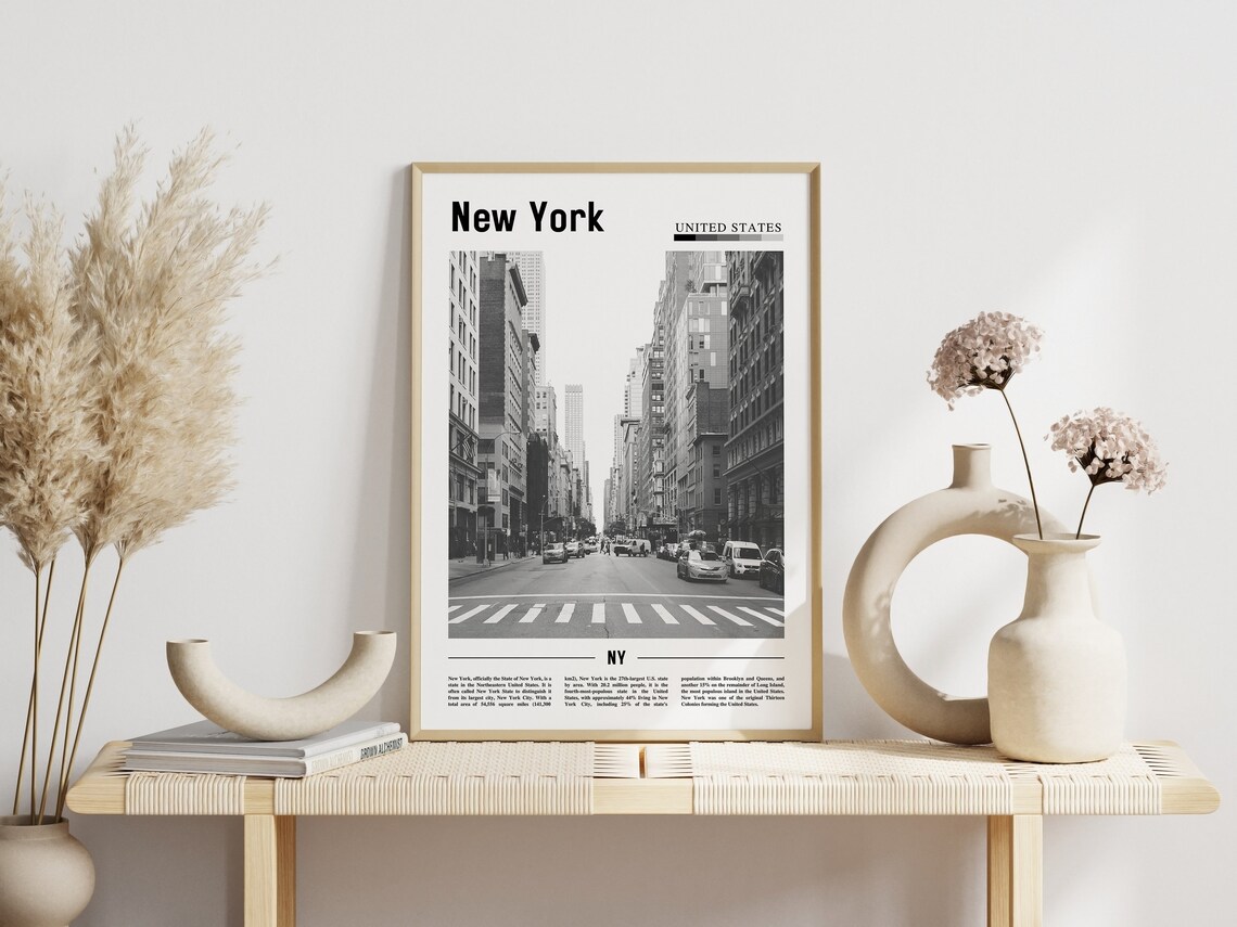 New York Minimal Travel Poster, Poster Print - Image 6