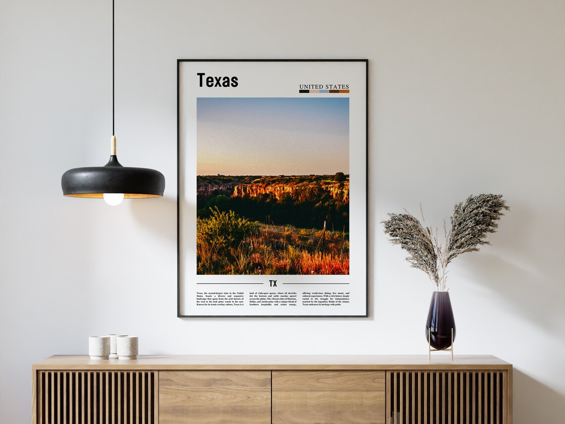 Texas Travel Poster, United States Photo - Image 4