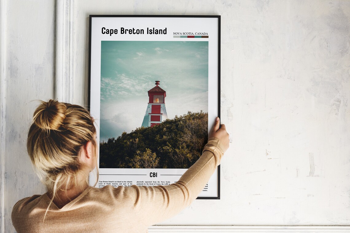 Cape Breton Island Minimal Travel Poster - Image 4