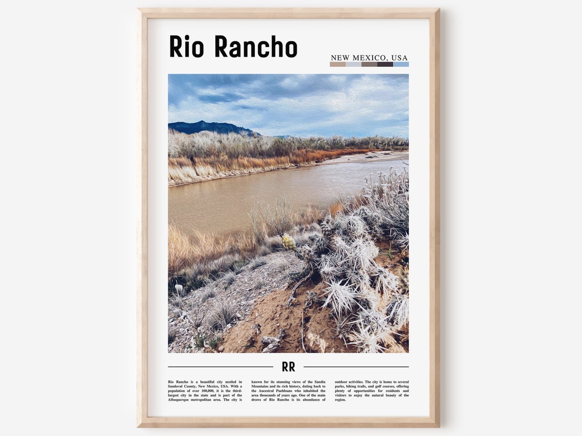 Rio Rancho Poster Rio Rancho Print Rio Rancho Wall Art United States Photo United States Poster United States Print