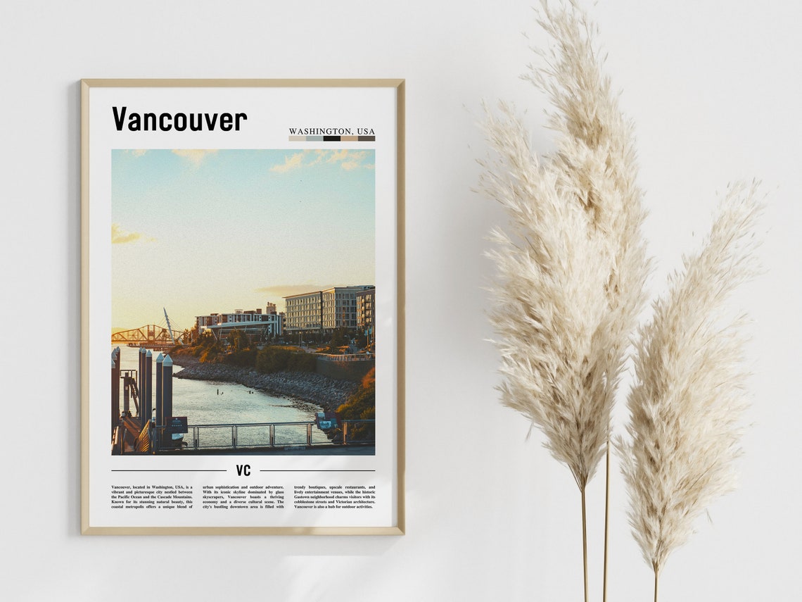 Vancouver Poster Vancouver Print Vancouver Wall Art United States Photo United States Poster United States Print - Image 4
