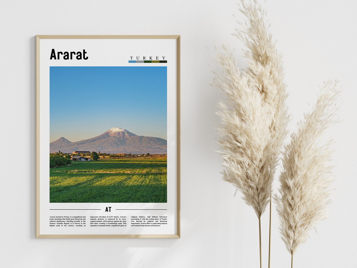 Ararat Poster Ararat Print Ararat Wall Art Europe Photo Europe Poster Europe Print Travel Poster - Image 4