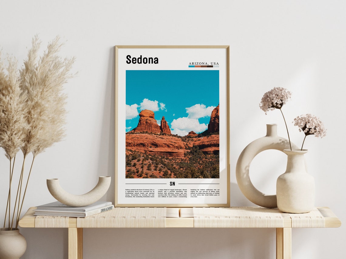 Sedona Poster Sedona Print Sedona Wall Art United States Photo United States Poster United States Print - Image 6