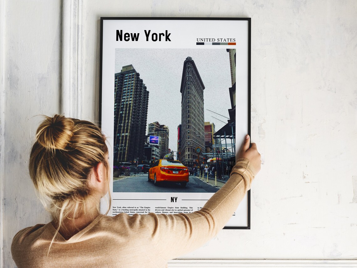 New York Travel Poster, New York Photo Art Print - Image 5