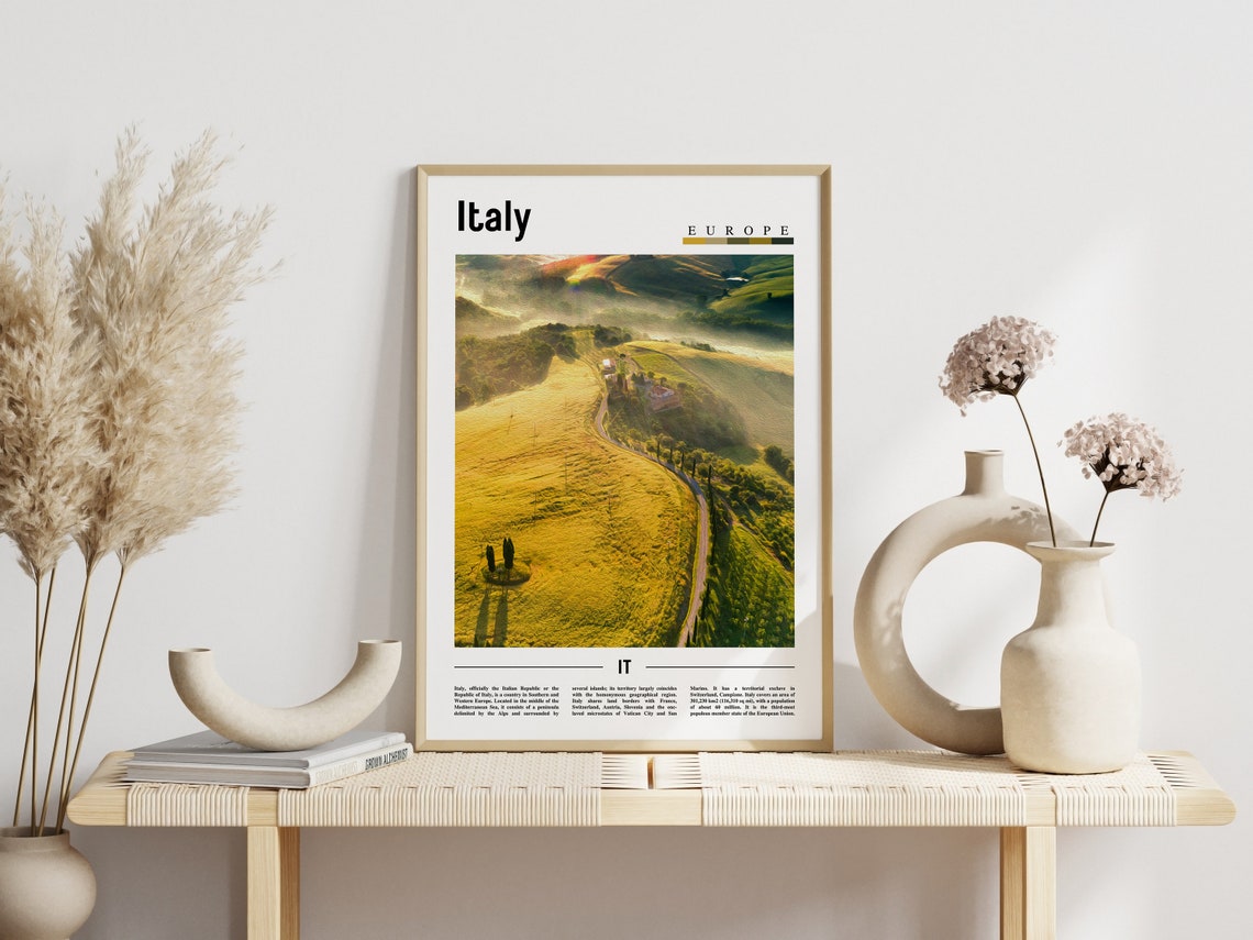 Italy Poster Italy Print Italy Wall Art Italy Photo Italy Poster Italy Print Italy Wall Art Minimal Travel Poster - Image 6