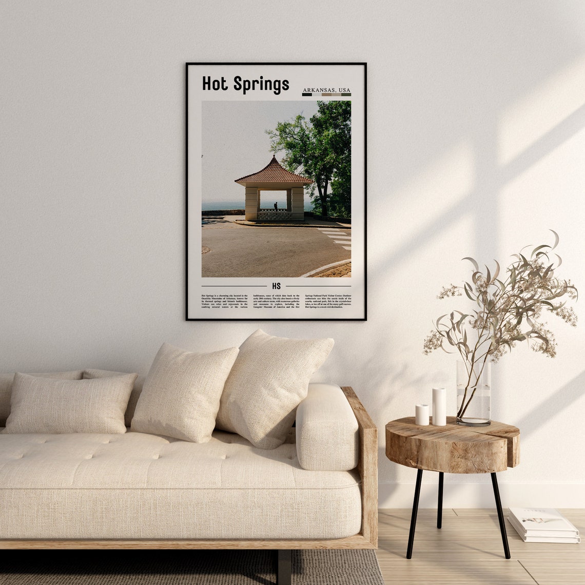 Hot Springs Poster Hot Springs Print Hot Springs Wall Art United States Photo United States Poster United States Print - Image 2