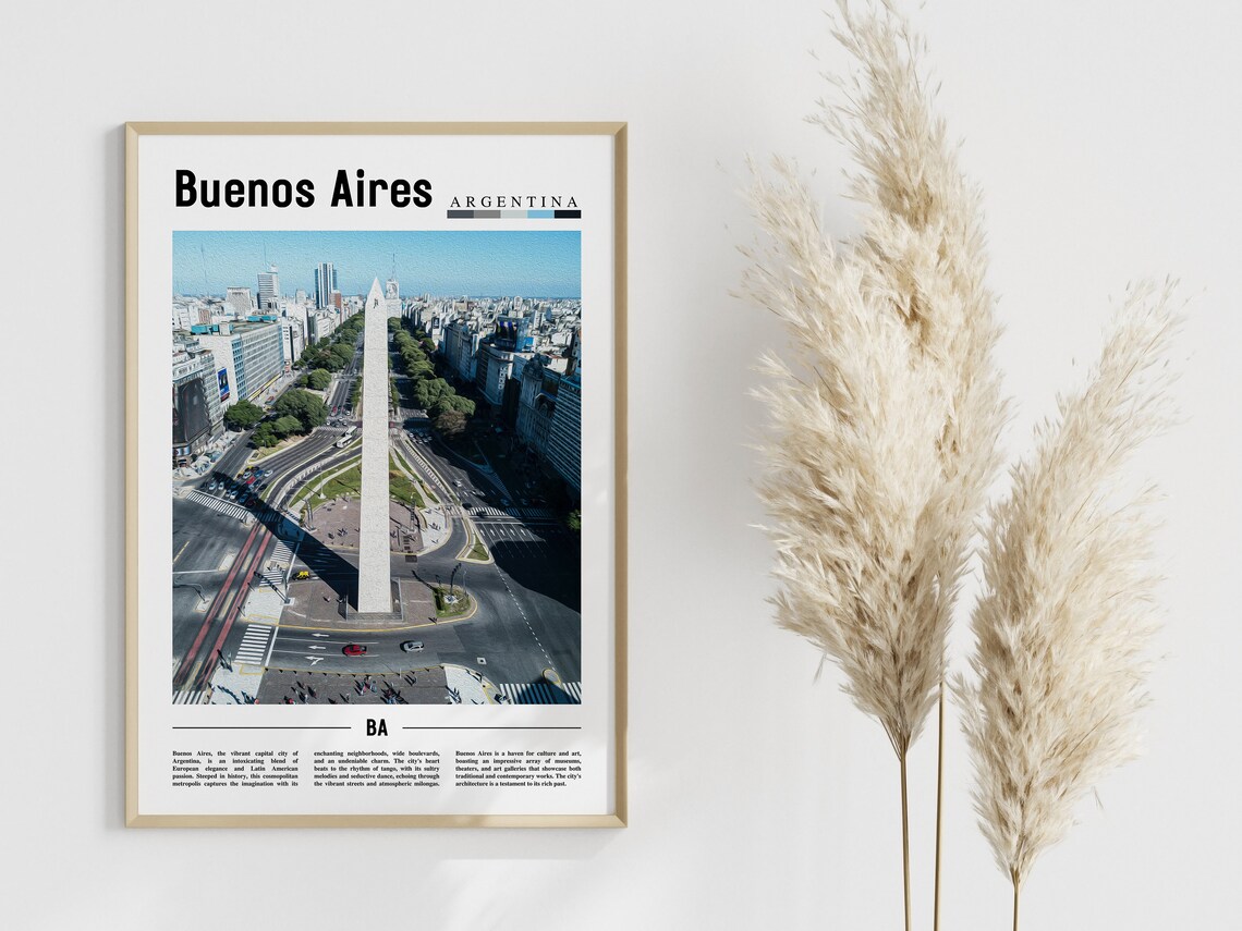 Buenos Aires Travel Poster, South America - Image 4