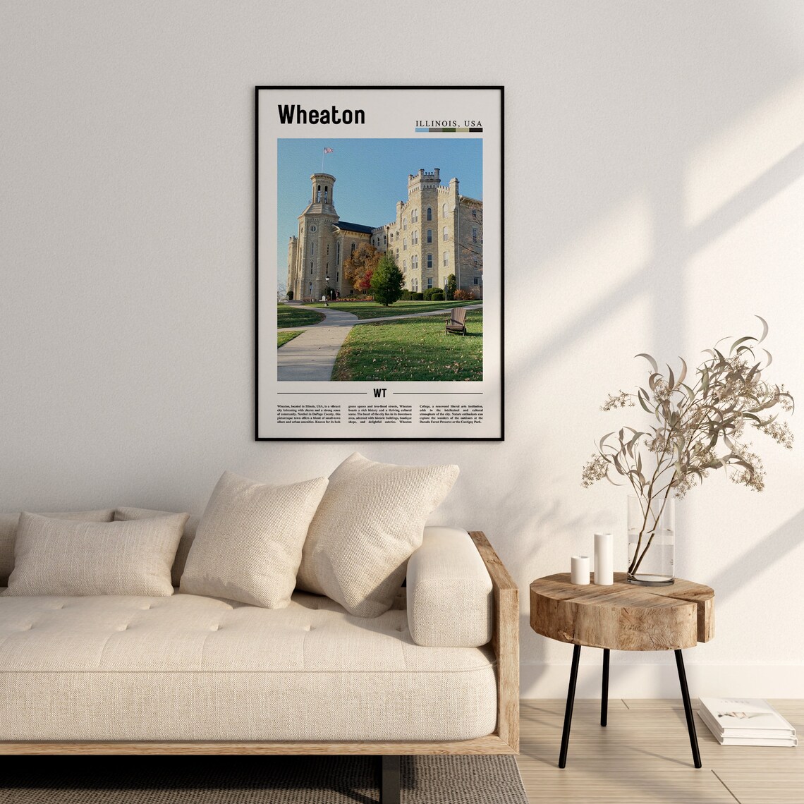 Wheaton Poster Wheaton Print Wheaton Wall Art United States Photo United States Poster United States Print - Image 2