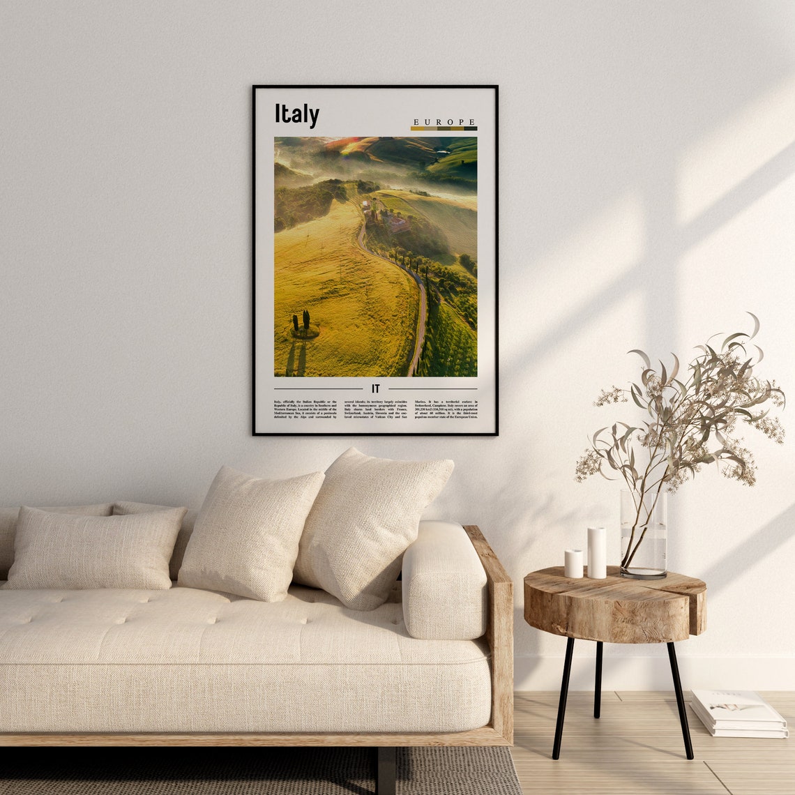 Italy Poster Italy Print Italy Wall Art Italy Photo Italy Poster Italy Print Italy Wall Art Minimal Travel Poster - Image 2