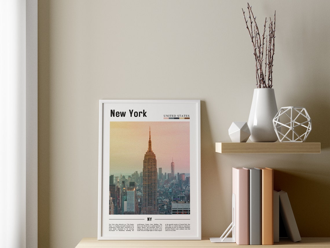New York Poster New York Print New York Wall Art Ny Photo Ny Poster Ny Print New York Photo Travel Poster - Image 3