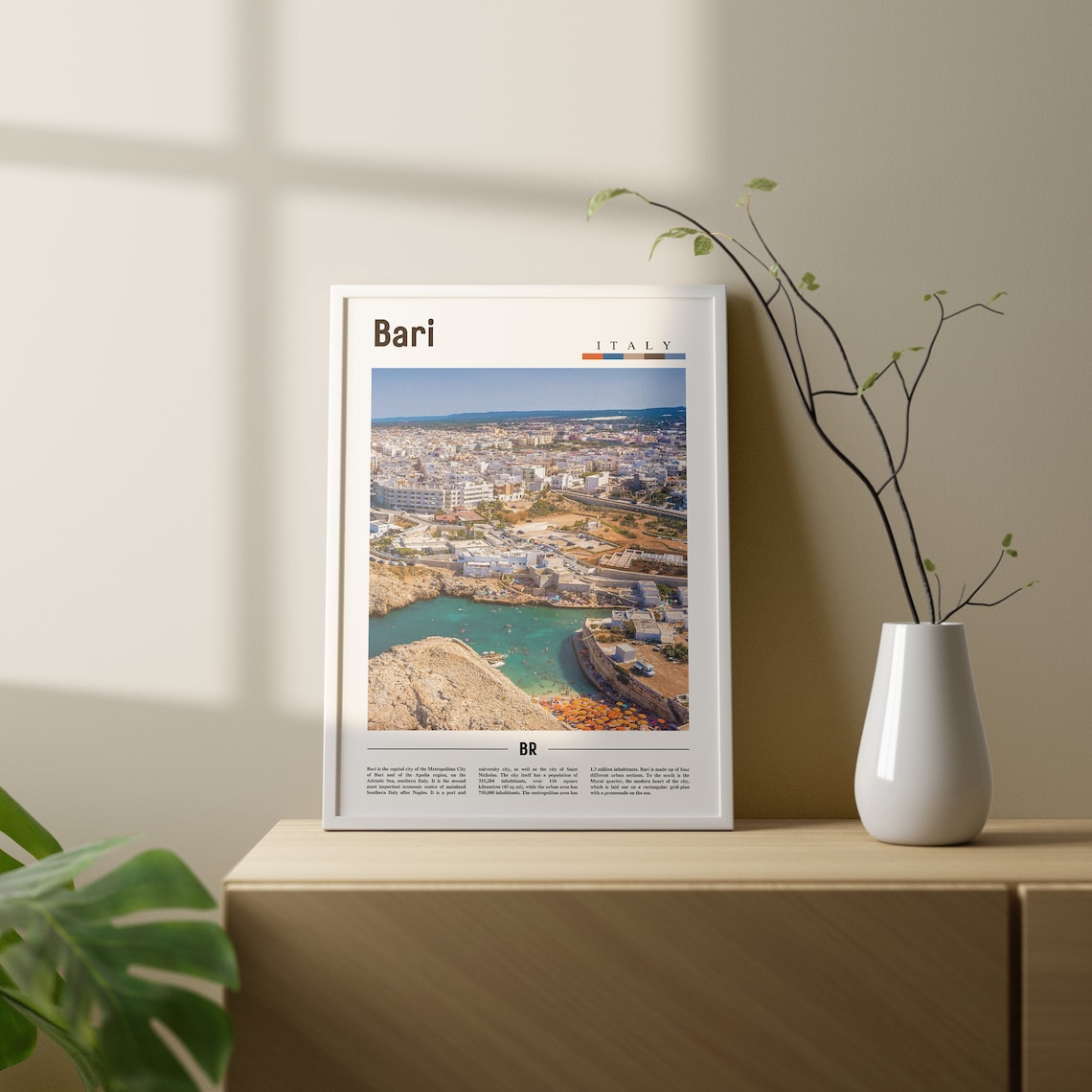 Bari Poster, Minimal Travel Poster - Image 2