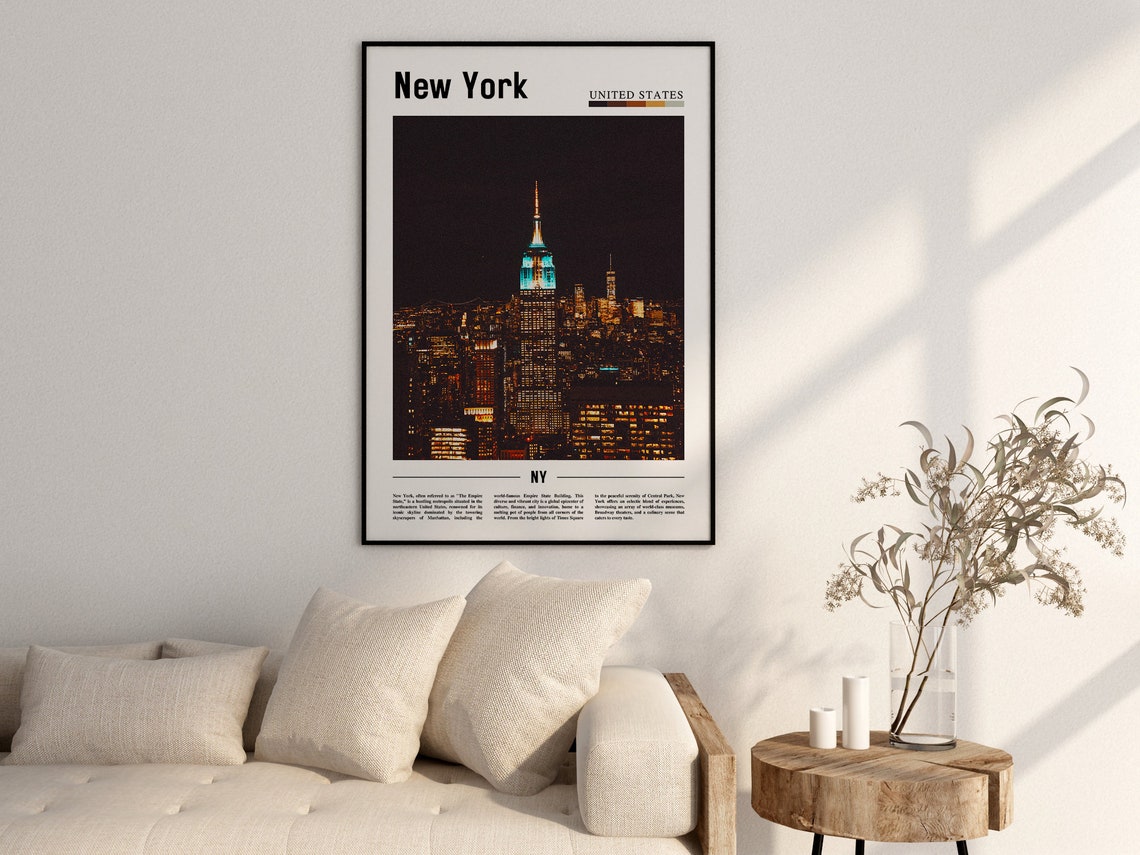 New York Poster New York Print New York Wall Art Ny Photo Ny Poster Ny Print New York Photo Travel Poster - Image 2