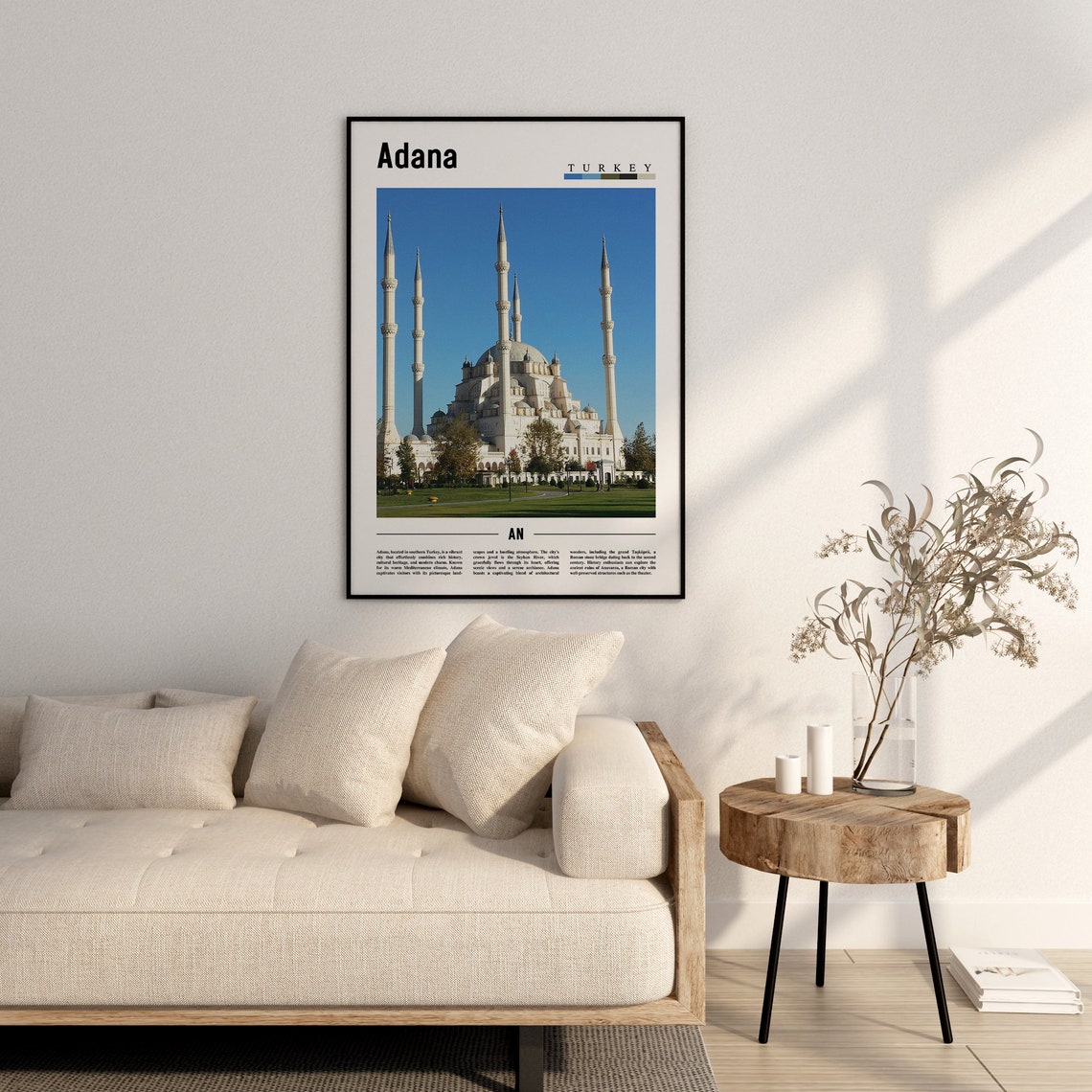 Adana Poster Adana Print Adana Wall Art Europe Photo Europe Poster Europe Print Travel Poster - Image 2