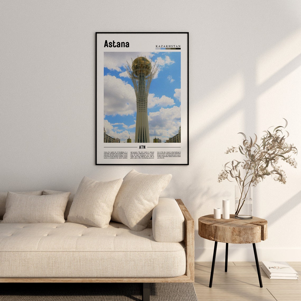 Astana Poster Astana Print Astana Wall Art Europe Photo Europe Poster Europe Print Travel Poster - Image 2
