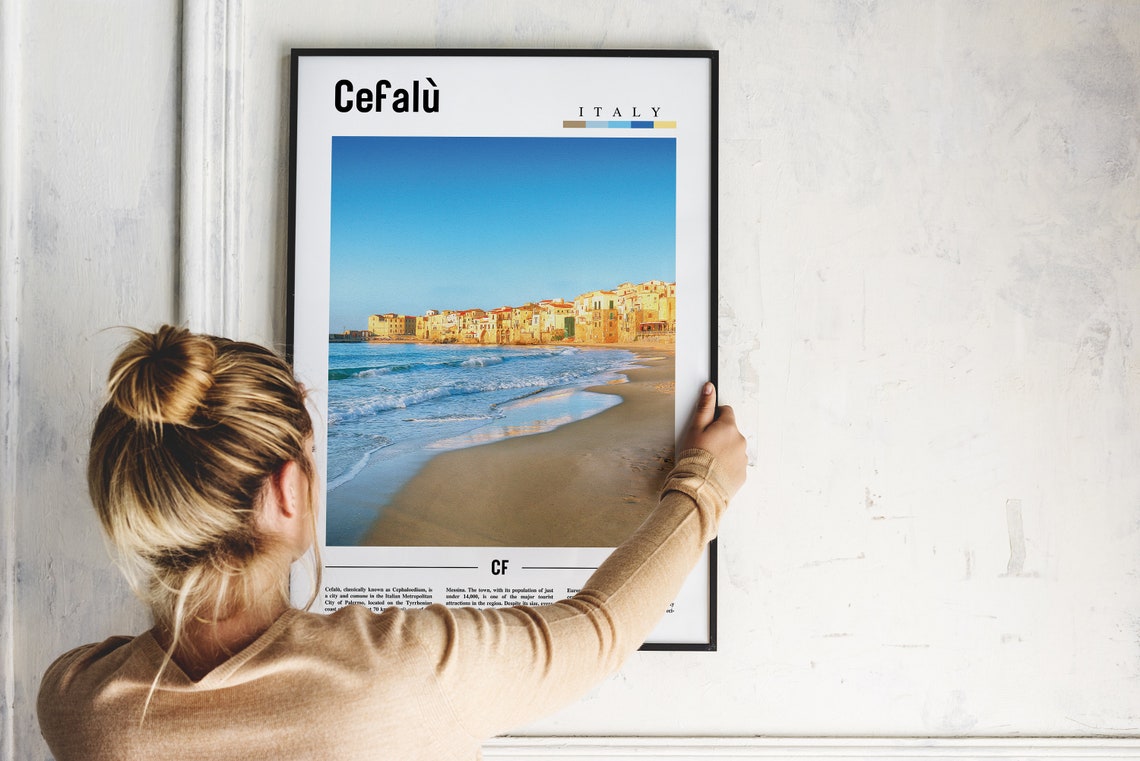 Cefal Print Cefal Poster Cefal Wall Art Italy Photo Italy Poster Italy Print Italy Wall Art Minimal Travel Poster - Image 5