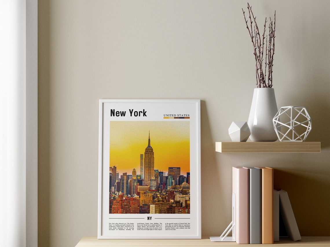 New York Poster New York Print New York Wall Art Ny Photo Ny Poster Ny Print New York Photo Travel Poster - Image 3