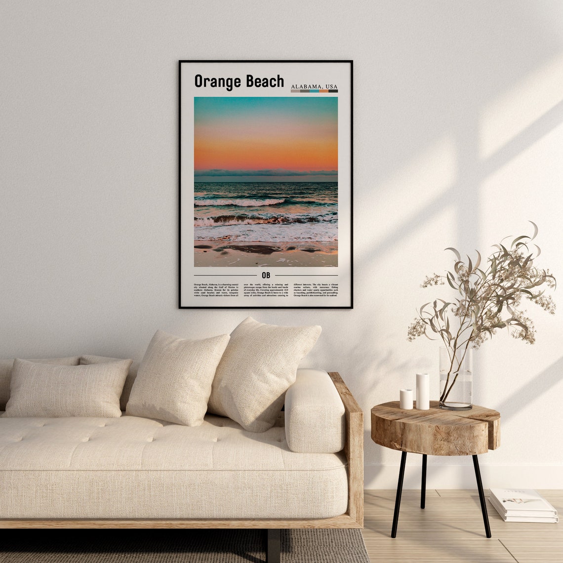 Orange Beach Poster Orange Beach Print Orange Beach Wall Art United States Photo United States Poster United States Print - Image 2