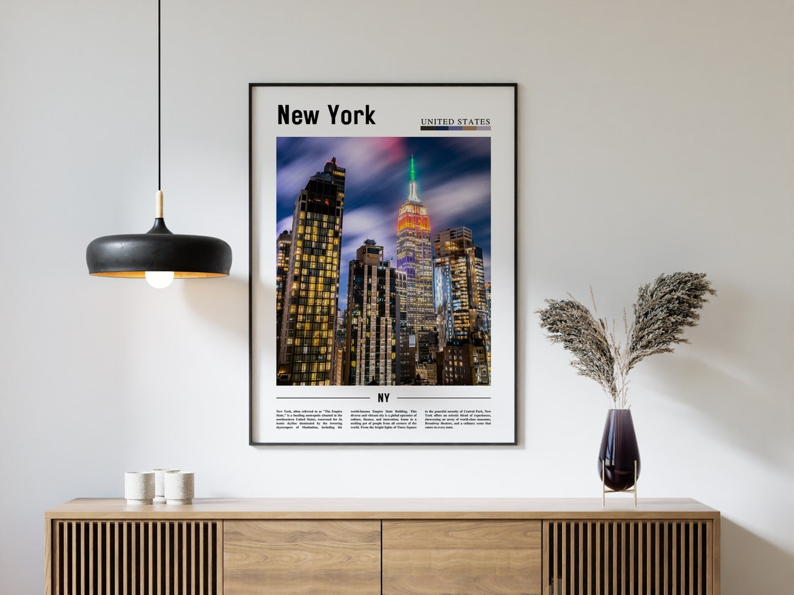 New York Poster New York Print New York Wall Art Ny Photo Ny Poster Ny Print New York Photo Travel Poster - Image 4