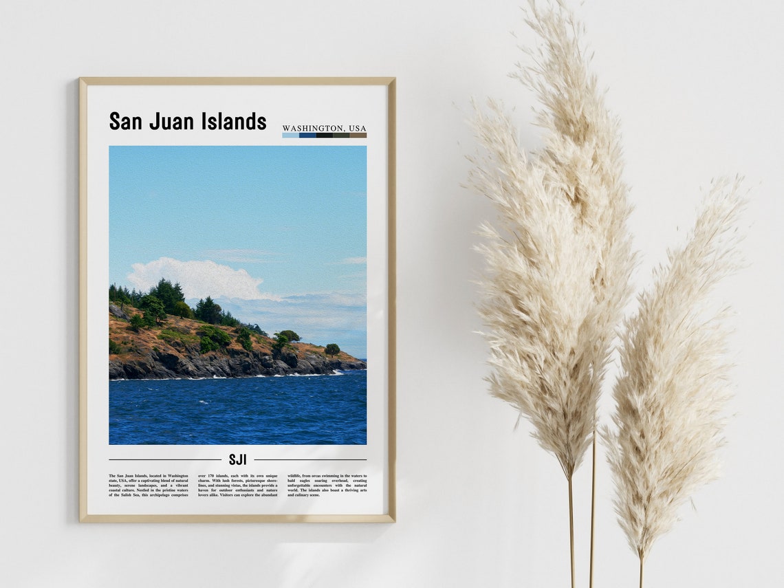 San Juan Islands Poster San Juan Islands Print San Juan Islands Wall Art United States Photo United States Poster United States Print - Image 4