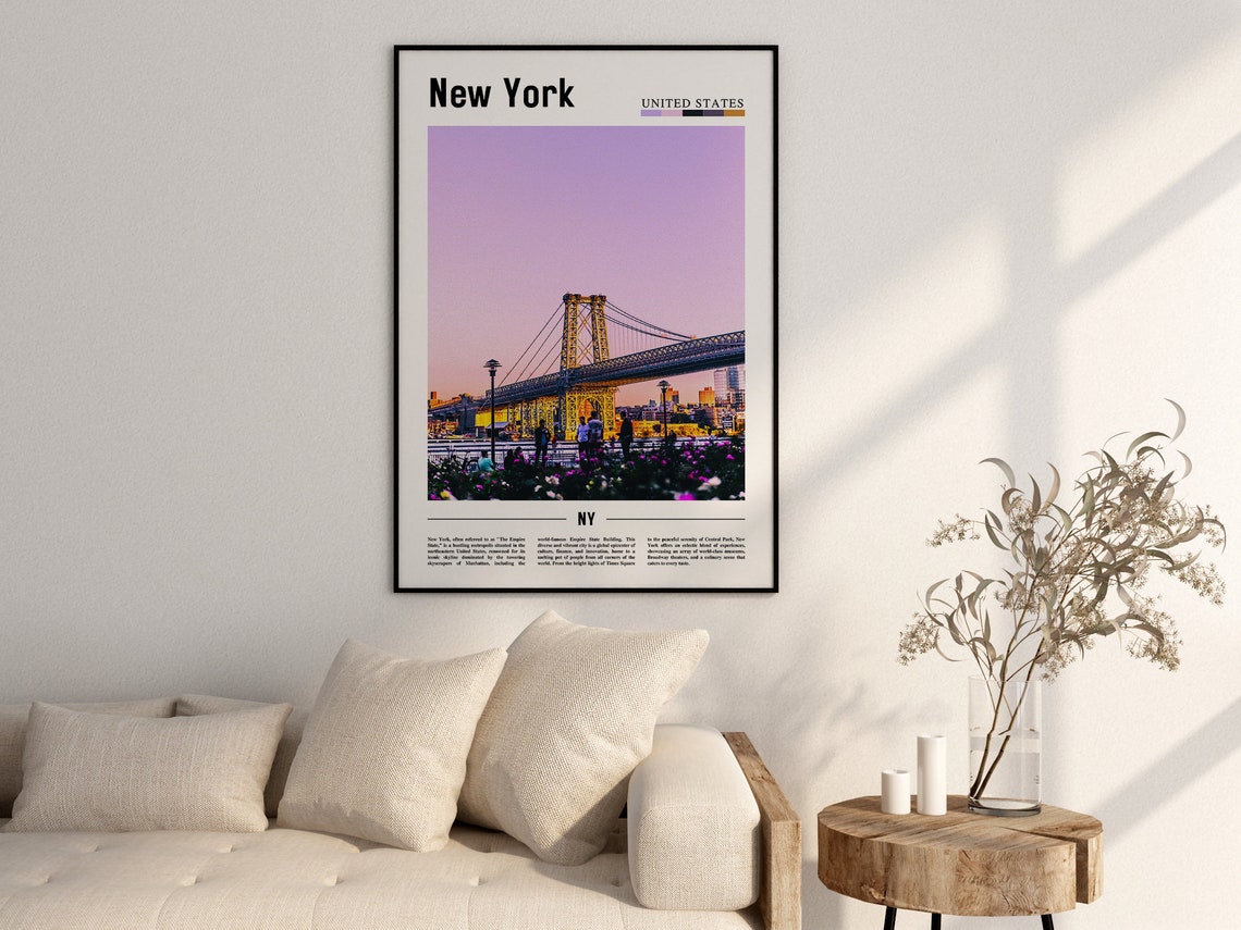 New York Poster New York Print New York Wall Art Ny Photo Ny Poster Ny Print New York Photo Travel Poster - Image 2