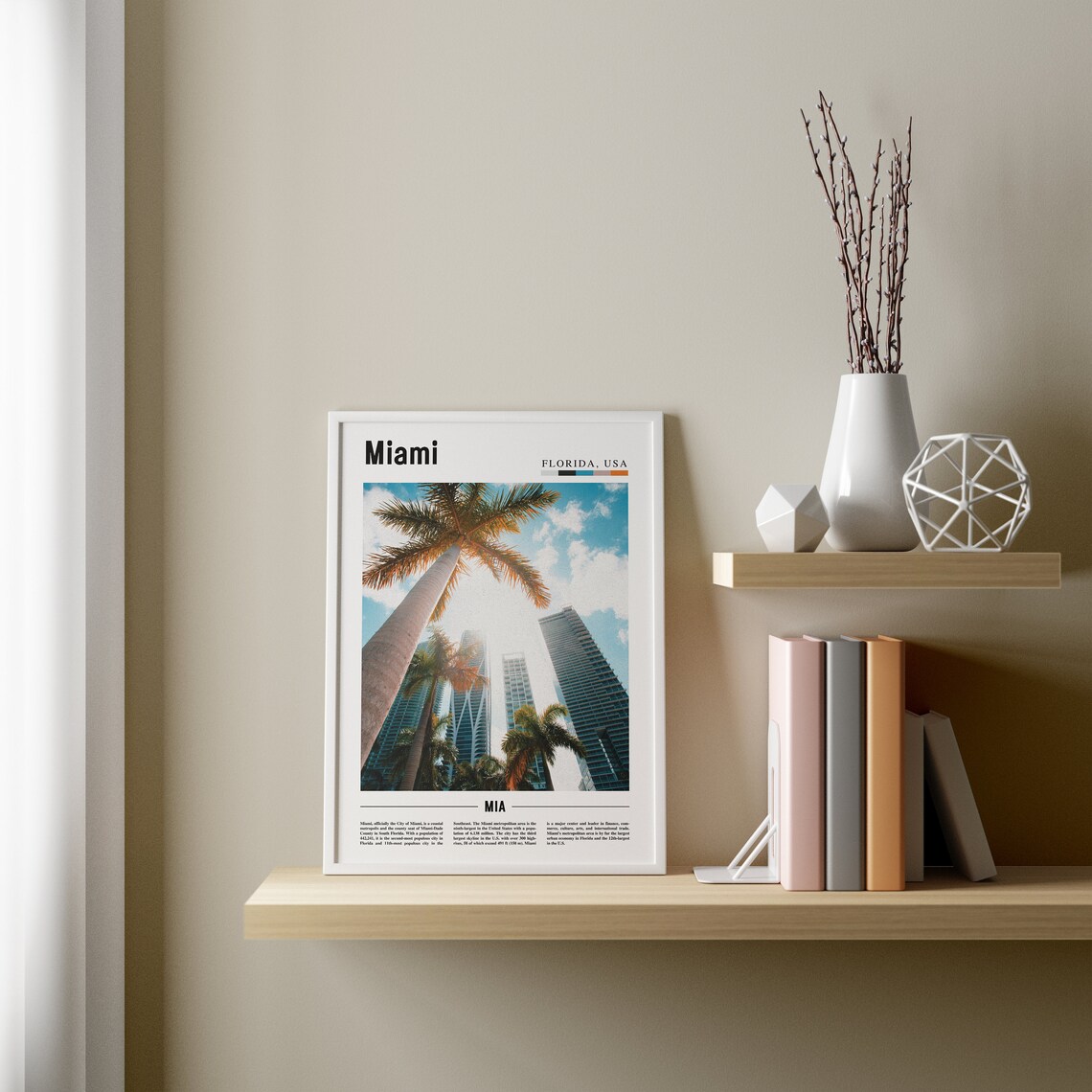Miami Travel Poster, Colorful City Artwork - Image 3