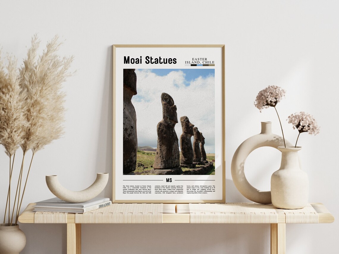 Moai Statues Travel Poster, South America - Image 6