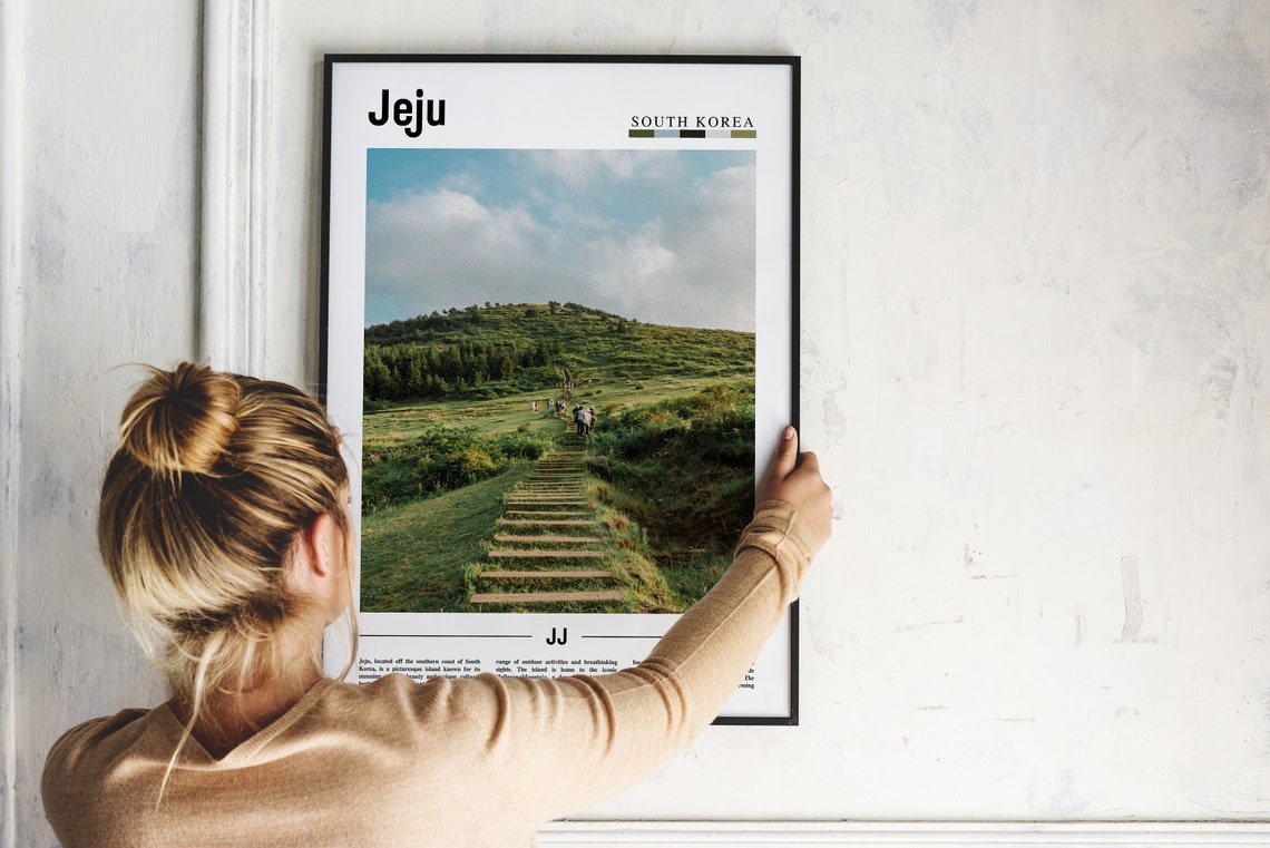 Jeju Poster Jeju Print Jeju Wall Art Asia Print Asia Poster Asia Photo Minimal Travel Poster - Image 5