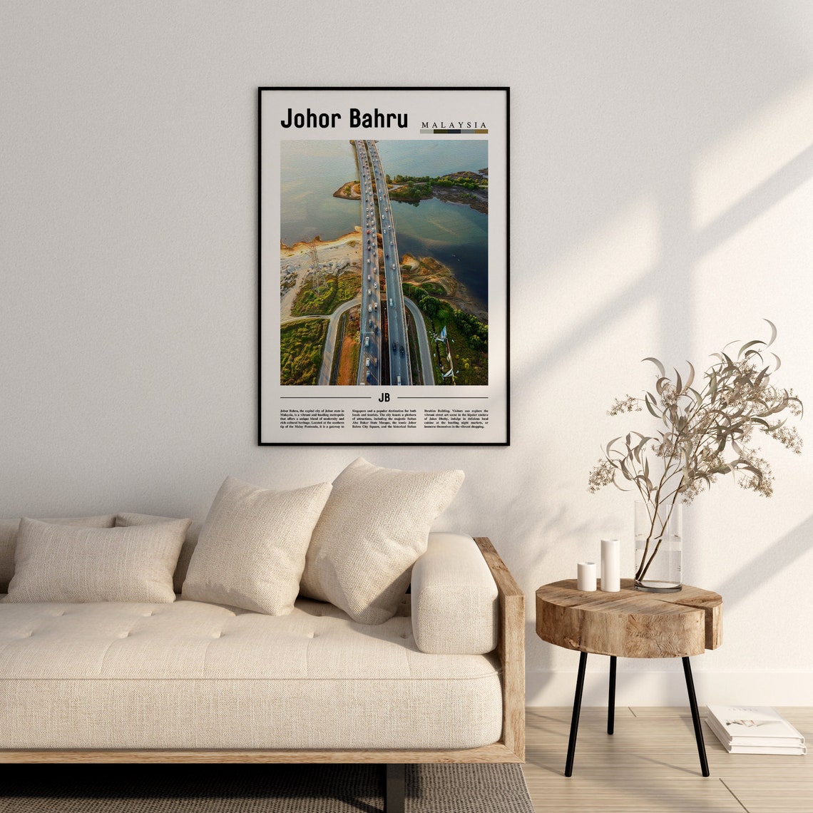 Johor Bahru Poster Johor Bahru Print Johor Bahru Wall Art Asia Print Asia Poster Asia Photo Minimal Travel Poster - Image 2