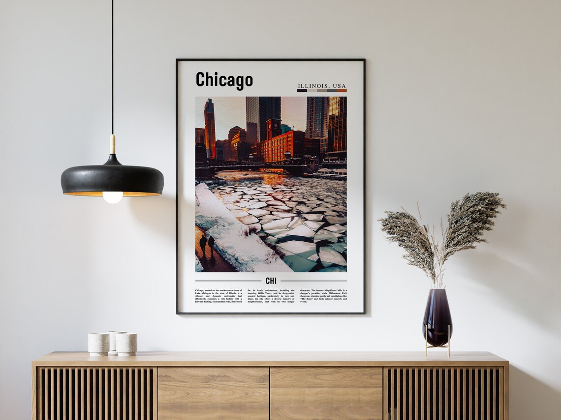 Chicago Travel Poster, United States Photo - Image 4