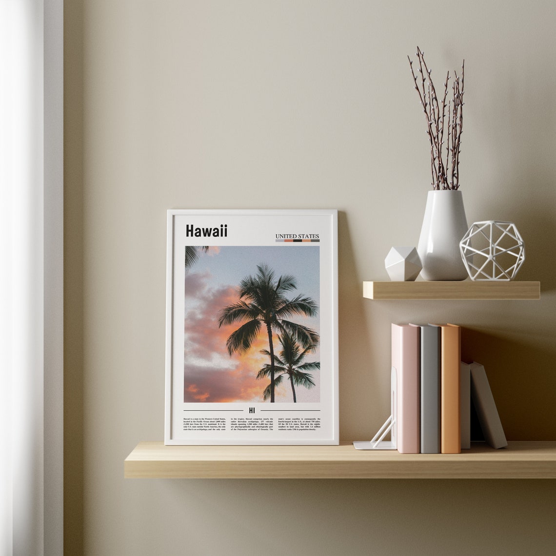Hawaii Poster Hawaii Print Hawaii Wall Art United States Photo United States Poster United States Print Travel Poster - Image 2