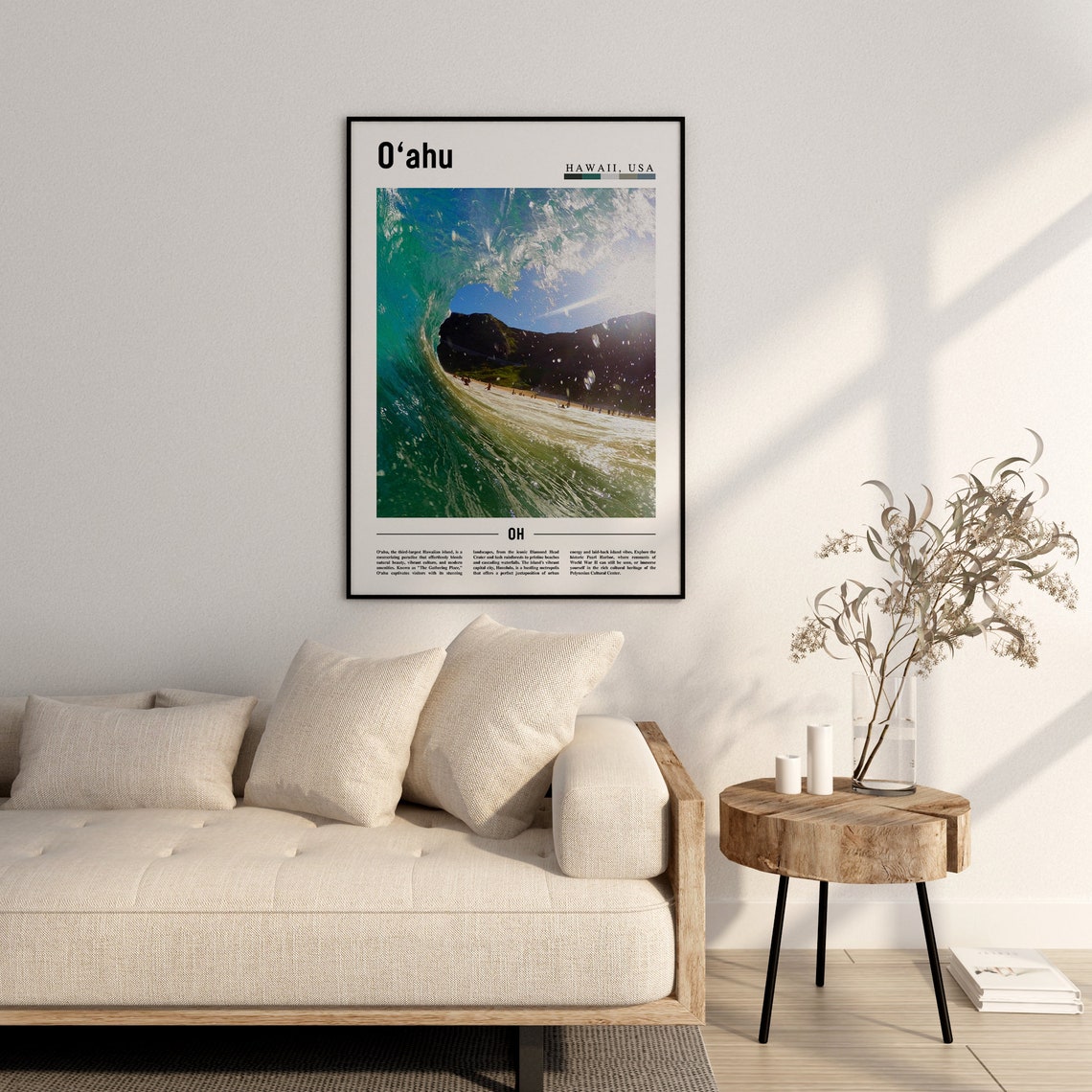 Oahu Poster Oahu Print Oahu Wall Art United States Photo United States Poster United States Print - Image 2