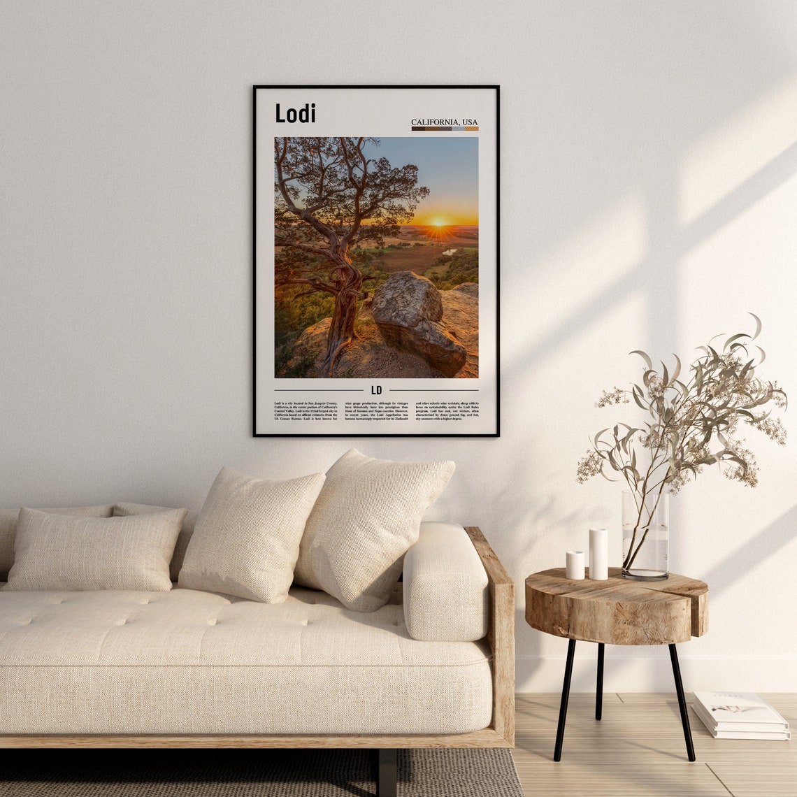 Lodi Print Lodi Poster Lodi Wall Art Minimal Travel Print Minimal City Poster Travel Destination Colorful City Print Oil Painting Poster - Image 2