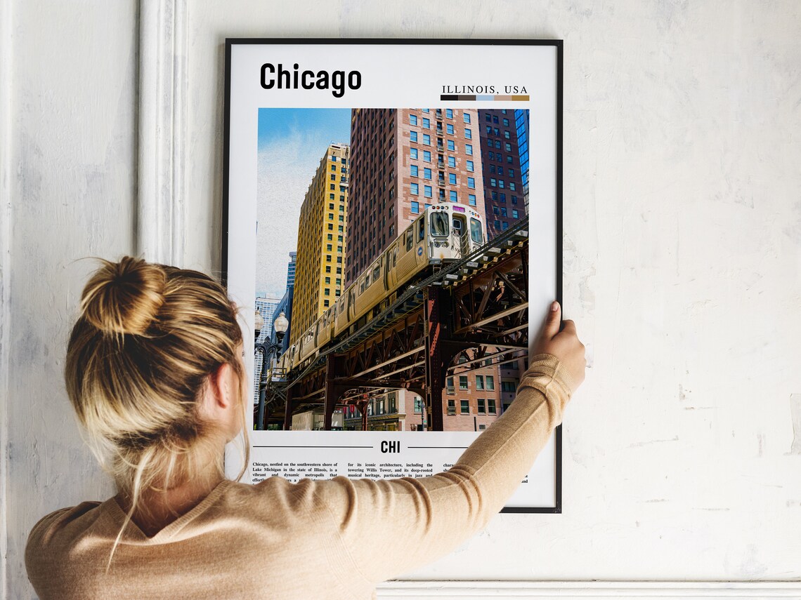 Chicago Travel Poster, United States Photo - Image 5