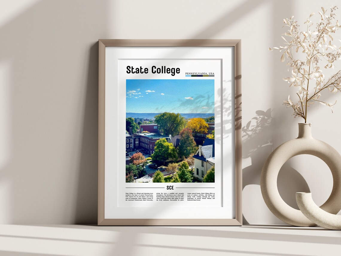 State College, United States Travel Poster - Image 3