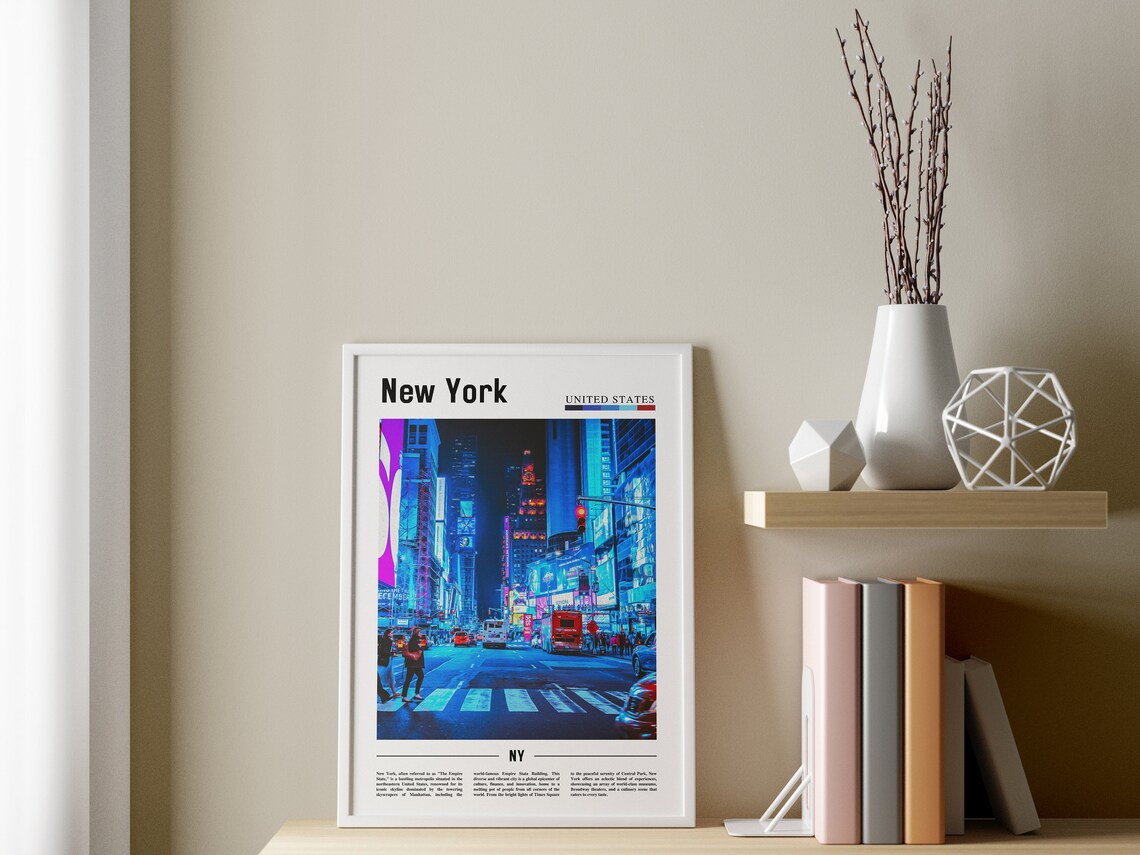 New York Travel Poster, City Wall Art Print - Image 3