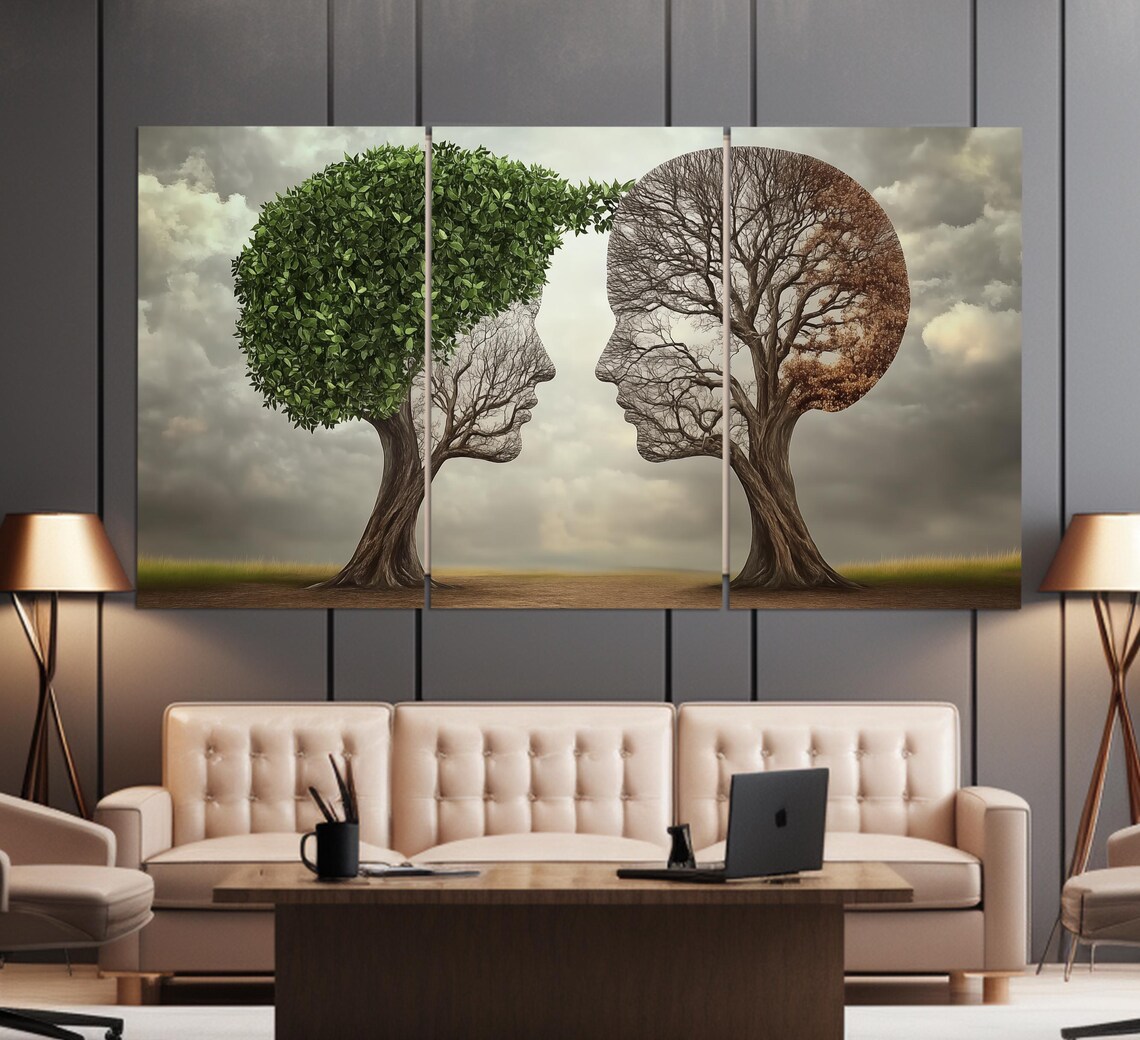 Abstract Psychology Art Print, Office Wall Decor - Image 3