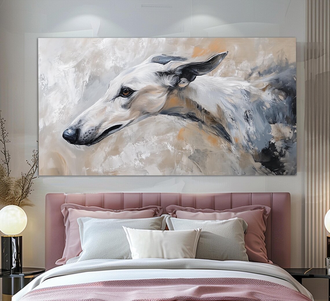 Greyhound Vintage Oil-Painting Style Poster - Image 4