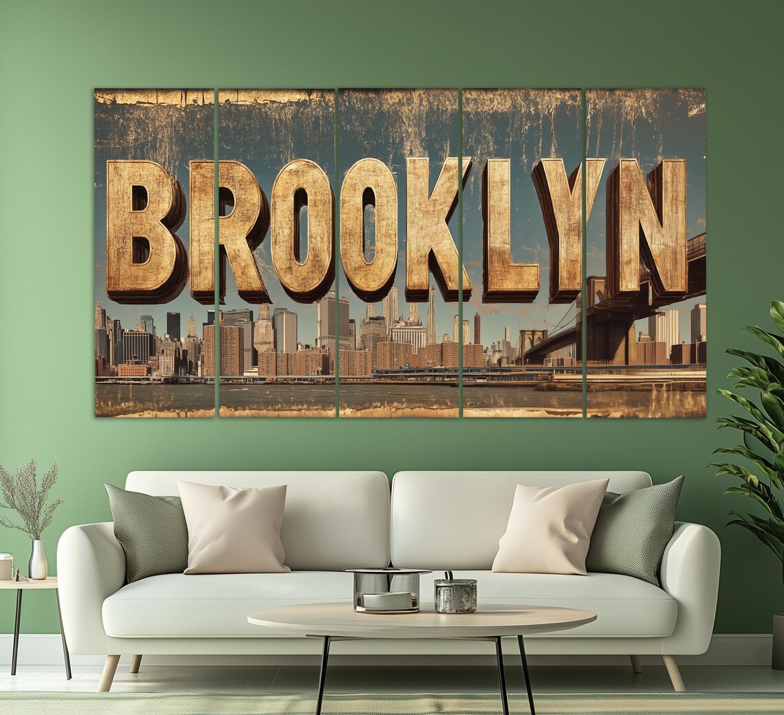 Brooklyn Sign Print, Modern New York Art Print - Image 5