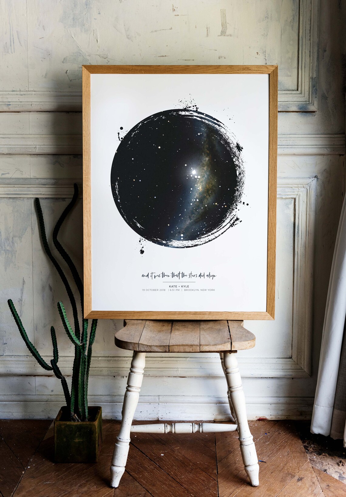 Personalized Star Map Gift, Custom Star Chart Art Print - Image 4