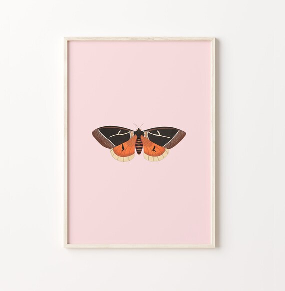 Butterfly Wall Art Set, Modern Nursery Art Print