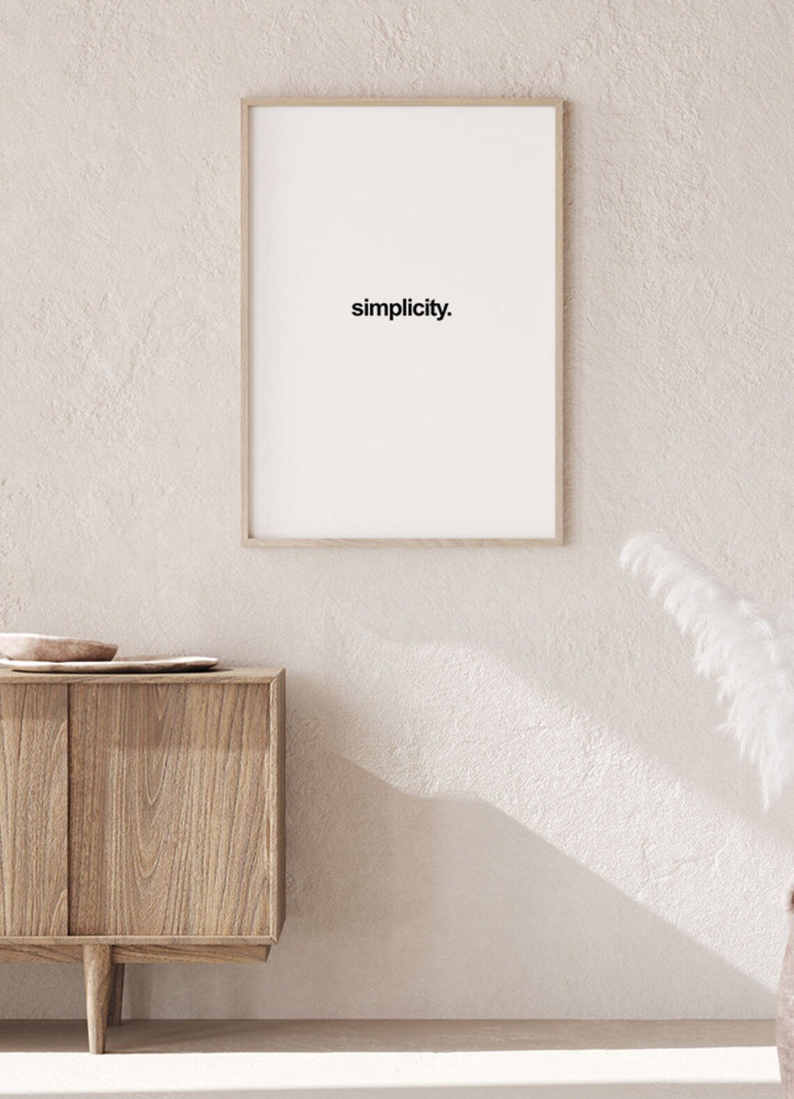 Simplicity Typography Poster Art Simplicity Poster Calligraphy Wall Art Simplicity Art Print Instant - Image 4