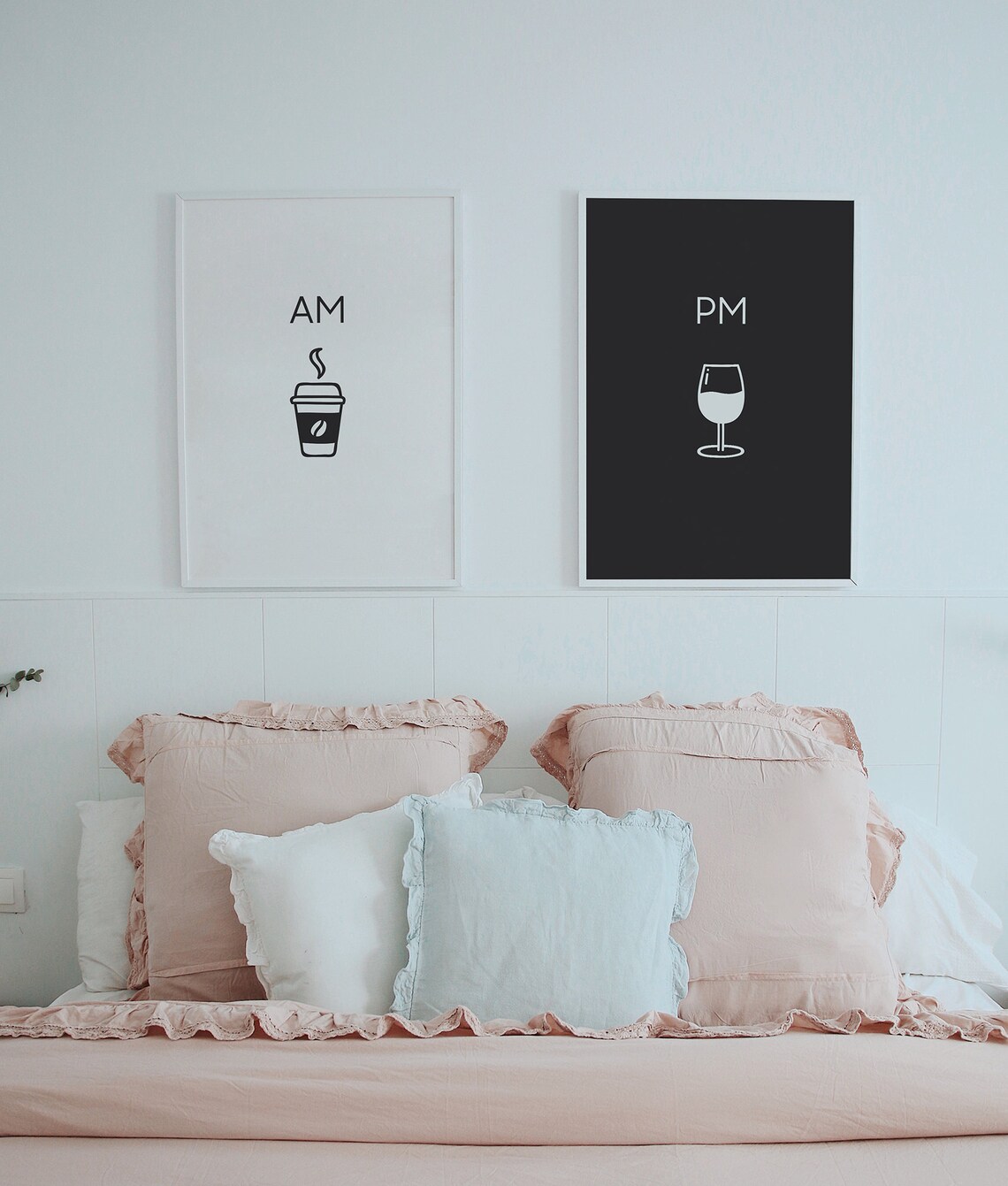 Am Pm Poster Coffee And Wine Art Print Modern Wall Art Art Large Wall Art Instant - Image 4