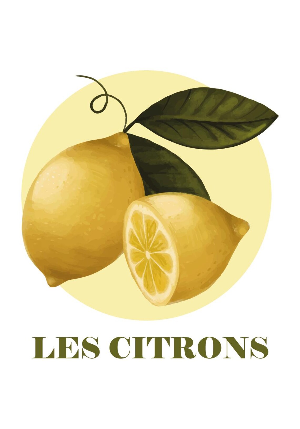 Print Wall Decor Lemon Photo Lemon Les Citrons Fruit Wall Art Photo Wall Decor Poster Design - Image 2