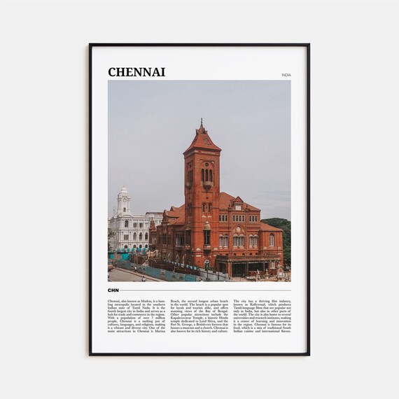 Chennai Photo Poster Print